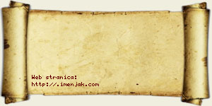 Janko Šljivovac vizit kartica